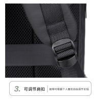Bolso para Computadora de Negocios de Gran Capacidad Mochila de Cuero Anti-Salpicaduras con Sensación de Alta Gama - details 39