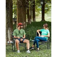 Silla de Camping Adulto 150kg Silla de Jardín Plegable Portátil de Alta Resistencia Respaldo Alto Silla Reclinable de 4 Posiciones para Campamento Picnic Jardín Caravana - details 15