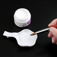 Paleta de Arte de uñas, bandeja para lavar platos, contenedor de pintura de acuarela líquida acrílica, herramienta de exhibición de manicura - details 2