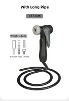 Adaptador de bomba de bicicleta con tubo, botón de liberación inteligente, Dragon, DVN T Presta, Schrader, válvula Dunlop, accesorio de inflado de bicicleta de carretera y MTB - details 5