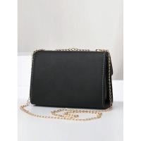 Bolso de hombro para niña pequeña a la moda, colgante de borla cuadrada inclinada, decoración de lentejuelas, mochila de lujo de alta gama - details 4
