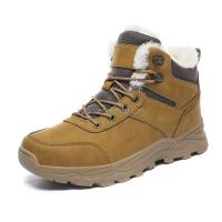 Nuevas botas de nieve antideslizantes de invierno de alta calidad para hombre, zapatos de senderismo impermeables de piel para exteriores, talla 48, precio bajo - details 3