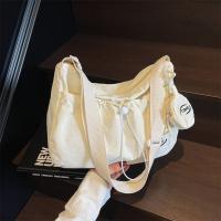 Bolso de hombro con cordón informal coreano, bolso cruzado plisado ligero de gran capacidad, bolso de viaje con cremallera de diseñador minimalista - details 23