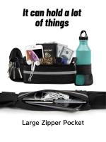 Hombre/mujer Marathon Trail para teléfono botella de agua deportes Fanny Pack Fiess doble bolsillo correr cinturón riñonera - details 1