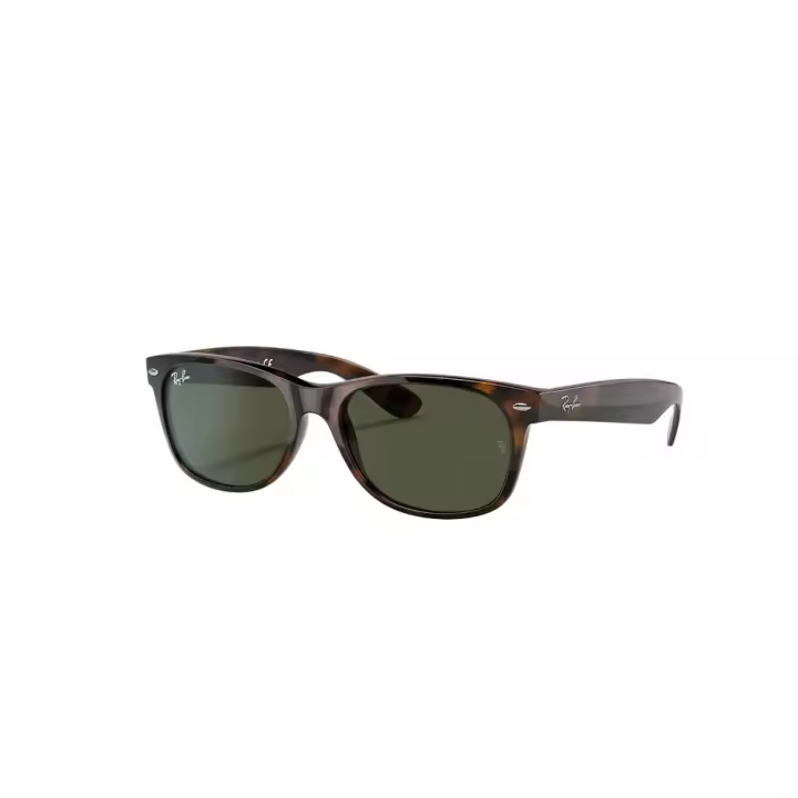 Nuevas gafas de sol Wayfarer H0RB2132 622 52-18 Caucho negro/G-15 Verde 52 mm - 1