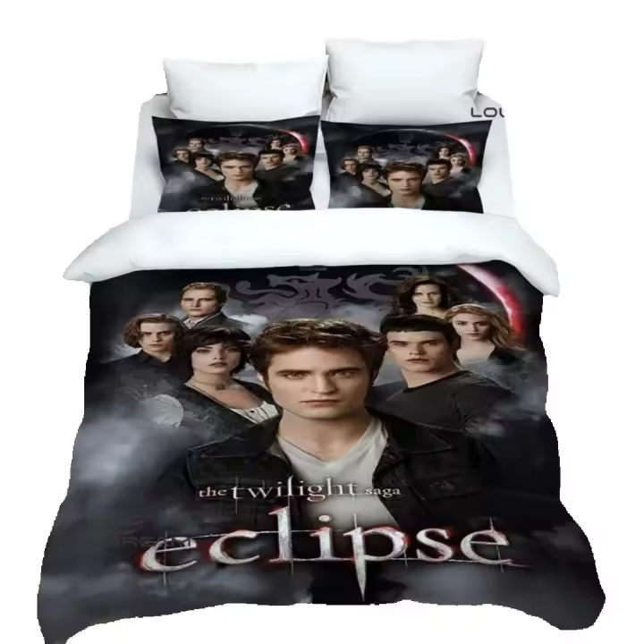 Funda de Edredón de Vampiro 3D Impresa Set de Cama de Poliéster para Hombres y Mujeres - 1