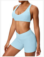 Sujetador deportivo de verano Pure Desire de baja intensidad con almohadillas para el pecho, hermoso top de yoga y entrenamiento físico - details 14