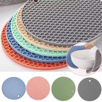 Alfombrilla de silicona resistente al calor para ollas de cocina, almohadilla antideslizante duradera, alfombrillas en forma de panal, resistente al calor - details 1
