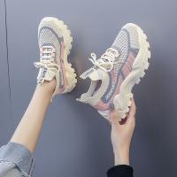 Zapatos deportivos de mujer de nuevo estilo primavera/verano 2025 - Zapatos de lona casuales de suela suave, transpirables y modernos, ligeros para correr con suela gruesa estilo papá. - details 2