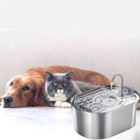 Fuente de agua para Gato inteligente de 3,2 L, dispensador automático de agua para mascotas de bajo ruido, bebedero de agua ovalado de gran capacidad para vacaciones - details 0