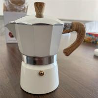 Cafetera Espresso con mango de madera Vintage de 300Ml, cafetera Moka, herramientas clásicas italianas para café, accesorios de cocina y cafetería - details 4