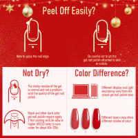 ROSALIND juego de esmaltes de uñas de Gel para Halloween y Navidad, lámpara UV/LED, varios colores, otoño e invierno, para tu fiesta de uñas loca - details 24