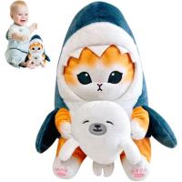 Mineup Gato Peluche, Juguete de Gato Tiburón, 20cm - details 3