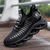 Zapatos De Deporte Casuales Para Hombre Transpirables Corrida Plataforma Tenis Caminar Entrenamiento Zapatillas Confortables Talla Verdadera Material Superior De Tejido Y Suela EVA - details 15