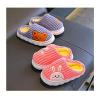 Zapatillas de Algodón para Niños en Invernal Zapatos de Casa Cálidos Antideslizantes para Niños y Niñas Zapatos de Peluche de Dibujos Animados Lindos - details 0