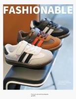 Zapatillas de deporte para niño y niña, zapatos informales para correr y caminar, Tenis versátiles a la moda, suela suave con lazo de gancho, primavera y otoño - details 1