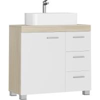 Mueble Bajo Lavabo Armario de Baño con 3 Cajones Diseño Trasero con 2 Compartimentos - details 24