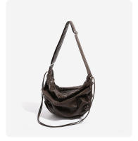 Bolso Cruzado de Gran Capacidad Diseño Plisado en Forma de Cordón Método de Espalda Múltiple - details 23