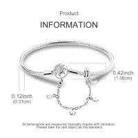 Plata de Ley 925, misterioso cielo estrellado, sol, luna, estrellas, pulsera con dijes, colgantes, joyería fina para mujeres y niñas - details 3