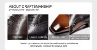 Monjes Oxford de negocios de cuero de lujo con zapatos de vestir formales hechos a mano para hombres Goodyear Italia - details 3