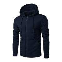 Sudadera De Hombre Con Capucha Y Cierre De Cremallera Estilo Casual Ajustada Manga Larga Para Otoño Y Invierno - details 4