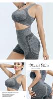 Sujetador deportivo para mujer, Top Push Up, Fitness, Yoga, ropa interior, Tops deportivos para mujer, chaleco transpirable para correr, ropa de gimnasio - details 15
