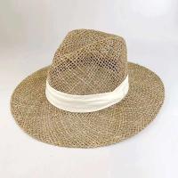 Verano Mujer transpirable hueco Panamá para hombres vacaciones playa sombrilla Sombrero de paja Sombrero Hombre - details 3