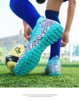 Botas de fútbol para hombres, tacos de fútbol para césped, botas de fútbol antideslizantes para exteriores para niños, calzado deportivo de entrenamiento de hierba profesional, parte superior baja - details 25