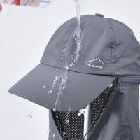 Mascarilla Hombre Sombrero para el sol Ala ancha Transpirable Cubierta de verano Gorro para la cara Mantón desmontable 360 ° Gorra de pesca al aire libre con protección solar unisex - details 6