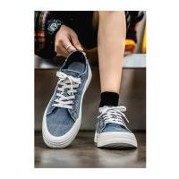 Nuevos Zapatos Vaqueros Azules para Hombre Cómodos Zapatos Vulcanizados con Cordones - details 12