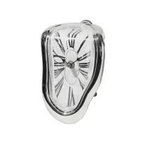 Reloj de fusión surrealista, reloj de pared silencioso fundido, reloj de pared estilo Salvador Dalí para decoración del hogar, oficina, estante, mesa de escritorio, regalo - details 0