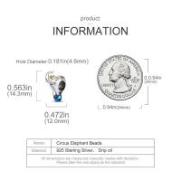 Abalorio Animal Friends en plata de ley con piedra de circón S, pulsera de 3 mm adecuada, regalo perfecto para mujer - details 21