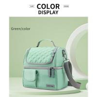 Nueva bolsa de almuerzo bolsa de viaje portátil oblicua span multifunción de gran capacidad aislamiento térmico bolsa de almuerzo impermeable bolsa de picnic - details 9