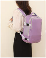 Mochila De Viaje De 16 Pulgadas Para Mujer, Morral Para Ordenador Portátil Con Carga USB Y Bolsa Para Zapatos - details 14