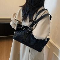 Bolso de mano de PU mate de estilo coreano, bolso de mano de Color sólido, bolso de gran capacidad, estilo étnico, paquetes de axilas de gran capacidad para viaje - details 5