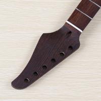Electric Guitar Neck Wenge 6 Strings Satin Matte 24 Frets Guitar neck for Electric Guitar 5.6cm Heel Width - details 4