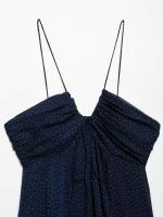 Ropa de mujer europea y americana popular vestido de tirantes de lunares falda de mujer hermoso regalo - details 3