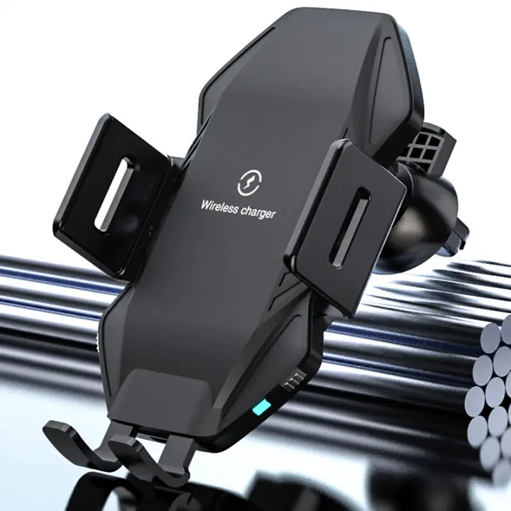 Soporte móvil para coche, soporte para teléfono con ventilación de aire con estabilizador de clip y rotación de 360 °, soporte para teléfono - 1