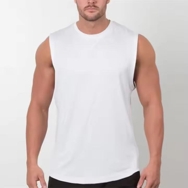 New Plain Tank Top Men Bodybuilding singlet Gym Stringer Sleeveless Shirt Blank Fitness Clothing Sportwear Muscle Vest - 1