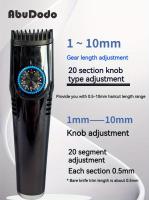 Afeitadora de Cepillo Cargable USB Cortapelos Inteligente Lavable Clippers de Barbero - details 5