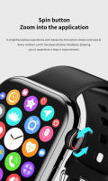 nuevo 2024 Watch 9 Reloj inteligente Siri para hombre, Smartwatch deportivo con llamadas, Bluetooth, NFC, rastreador GPS, presión arterial, frecuencia cardíaca, para Apple Watch 9 - details 16