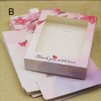 Caja de papel grande con ventana para regalo de Navidad, almacenamiento de pasteles, galletas, embalaje de boda para fiesta en casa, 10 piezas - details 7