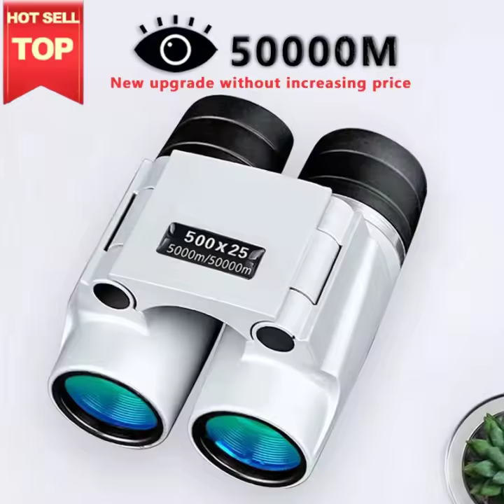 Telescopio Monocular profesional de largo alcance, binoculares potentes de enfoque automático, 500x25, 50000M, Mini portátil, HD, impermeable - 1