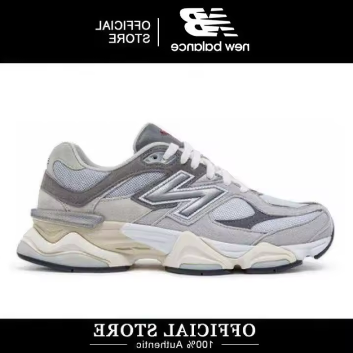 LETEN 100% auténtico NB 9060 "Rain Cloud" U9060GRY gris claro para hombres y mujeres Retro Casual zapatos para correr pegatinas de pared - 1