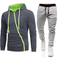 Sudadera deportiva con cremallera para hombre, traje de ocio para exteriores, novedad - details 11