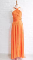 Vestido largo con vendaje sexy y espalda cruzada con múltiples correas y uso multidireccional - details 44