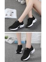 Zapatillas de deporte de moda para mujer, zapatos de tenis transpirables de malla con cojín de aire, fondo suave, para correr al aire libre - details 2