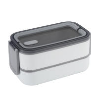 Caja De Almuerzo Térmica De Acero Inoxidable De Doble Capa Portátil Para Estudiantes y Trabajadores Ideal Para Microondas - details 0