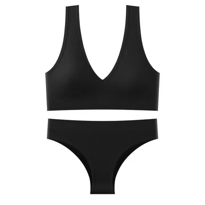 Top wai BA amls para mujer, sin cable, trasero, sujetador recubierto - 1