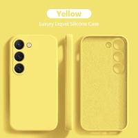 Funda cuadrada de silicona líquida suave para Samsung Galaxy S25 S24 S23 S22 S 25 Ultra Plus S25Ultra - details 0